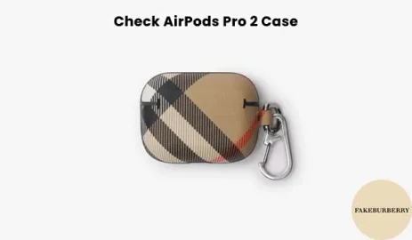 Check AirPods Pro 2 Case, fakeburberry